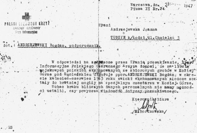 List PCK Bogdan Andrzejewski