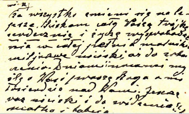 List z Kozielska - Jan Bajoński