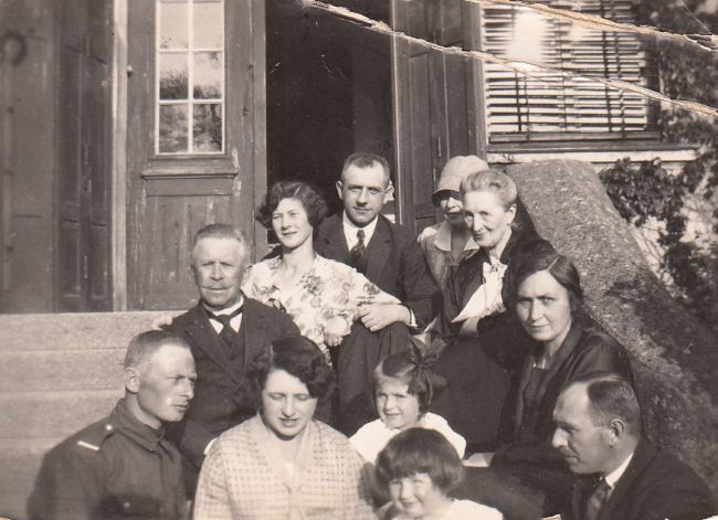 Jan Bajoński z rodziną