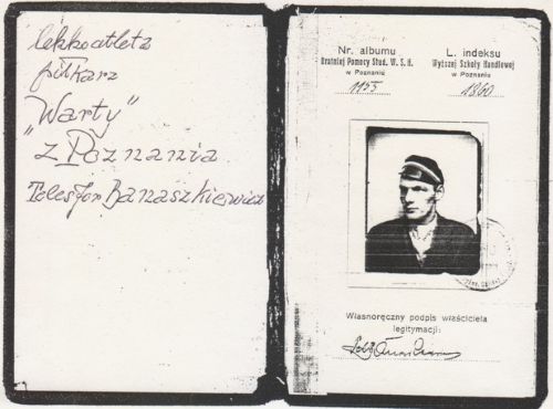 Telesfor Banaszkiewicz, legitymacja WSH