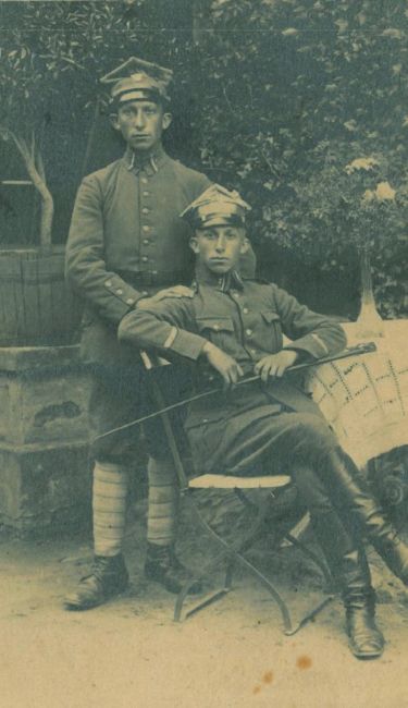 Kazimierz Baraniecki z bratem Ludwikiem