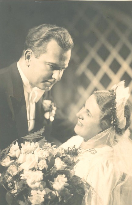 Ślub z Haliną Majewską, 2 sierpnia 1938 r.