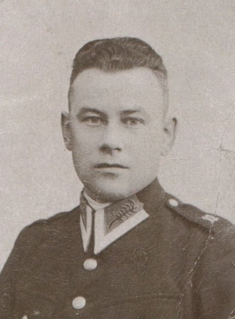 Jakub Bojak w mundurze