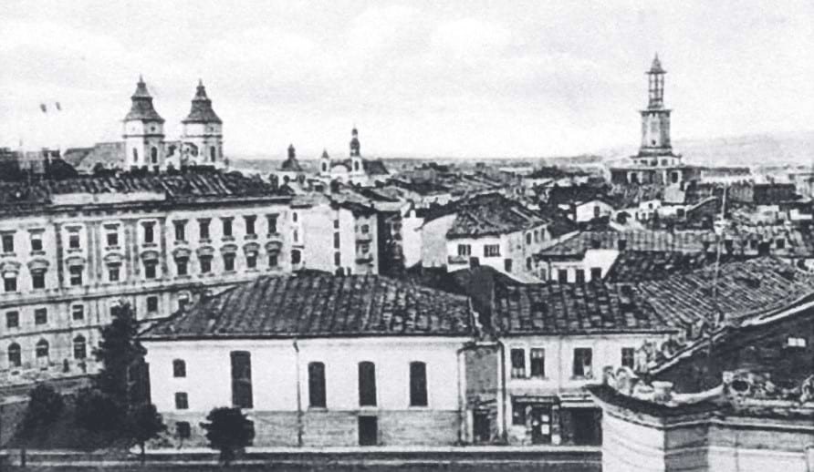 Poczt&oacute;wka z widokiem Stanisławowa 