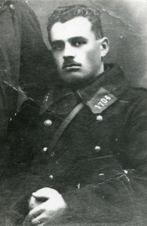 Stanisław Butler w mundurze policyjnym. 