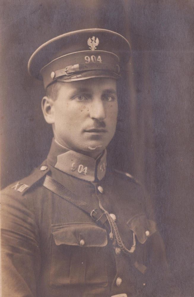 Władysław Chojan w mundurze 1921 rok 