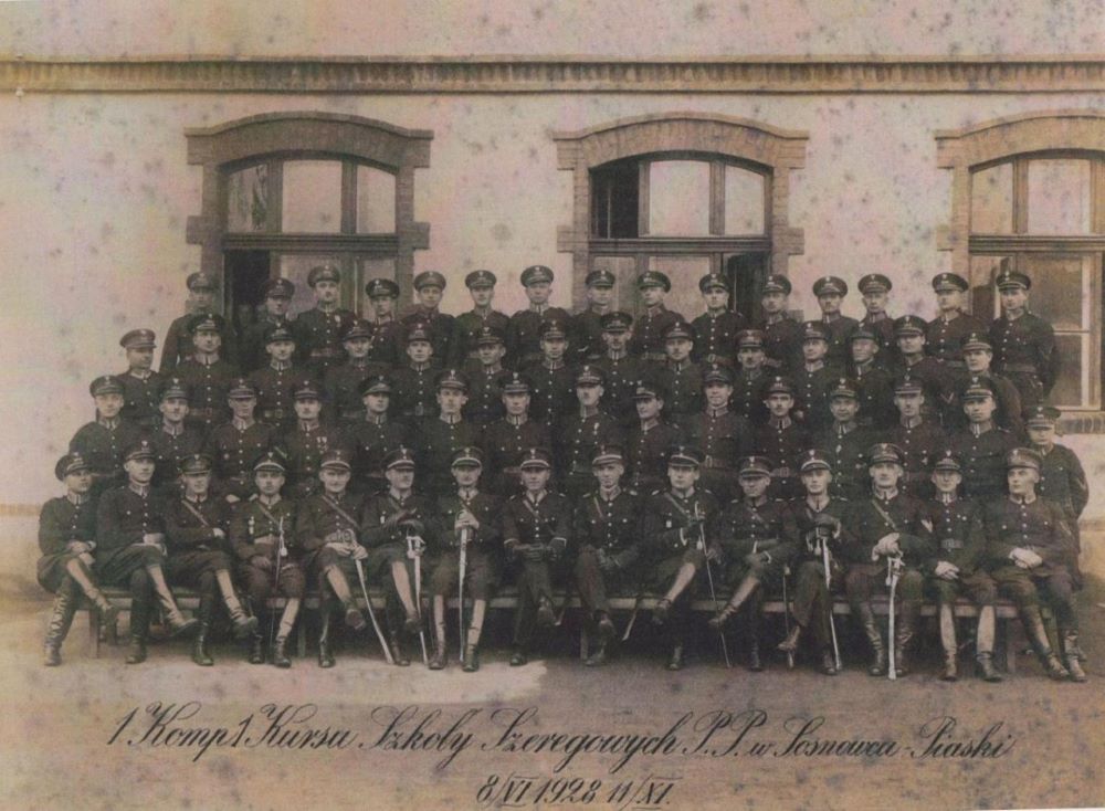 Zdjęcie grupowe Policjant&oacute;w 1928 rok 