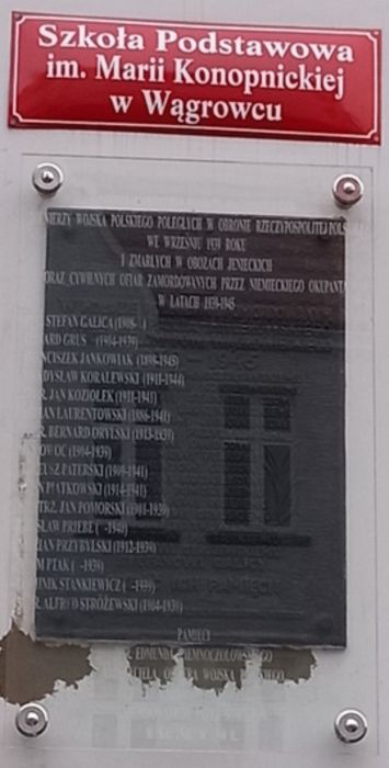 Ciemnoczołowski Edmund - tablica w Wągrowcu