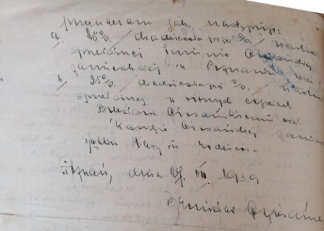 Testament Bronisława Ciosańskiego, 2