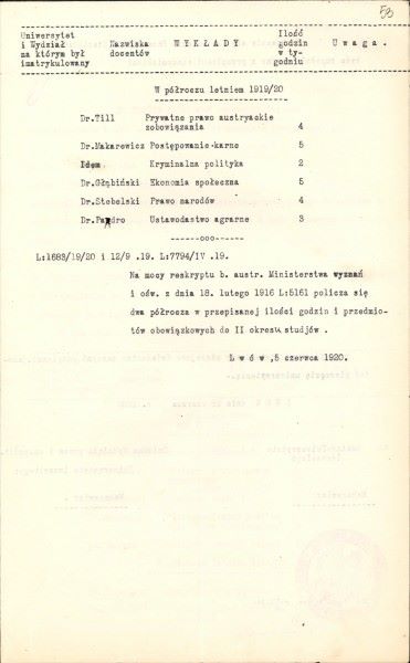 Dokumenty absolutoryjna Stanisława Czaka.