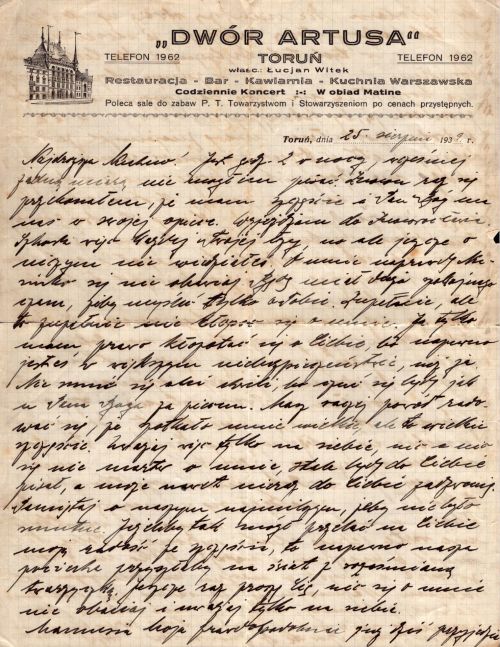 List Marcela Dajewskiego z Inowrocławia