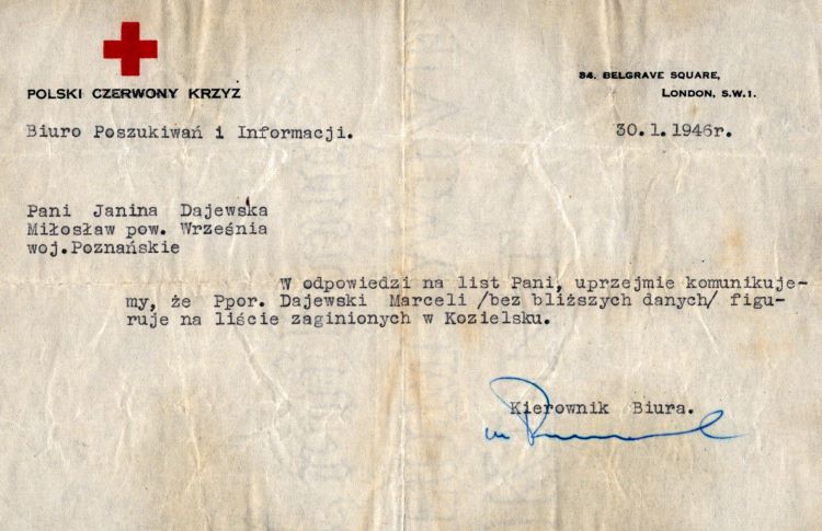 Oświadczenie PCK w sprawie Marcelego Dajewskiego