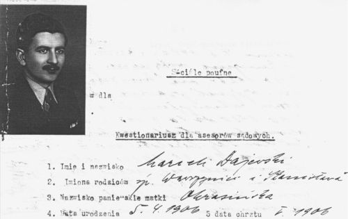 Kwestionariusz Marceli Dajewski - tajny