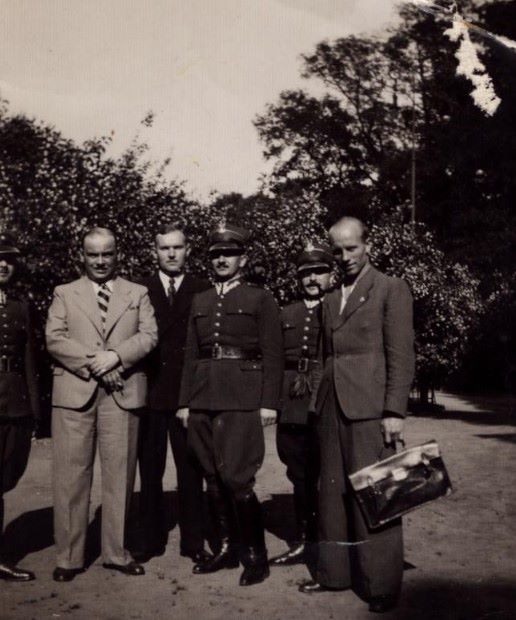 Marceli Dajewski w trakcie ćwiczeń wojskowych