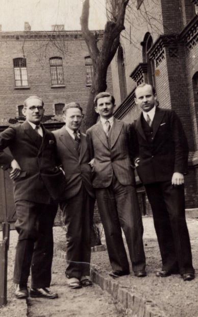 Marceli Dajewski z kolegami sędziami 