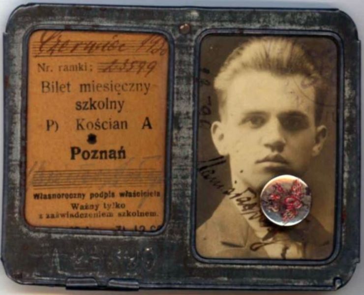 Bilet miesięczny Stanisława Donaja z 1930 roku.