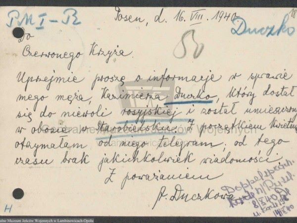 Poszukiwania Kazimierza Duczko przez PCK.