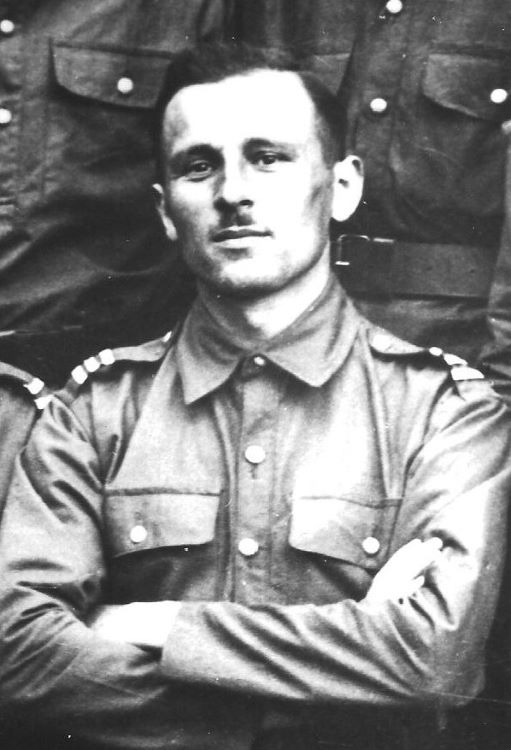 Władysław Dusiewicz w mundurze Wojska Polskiego. 