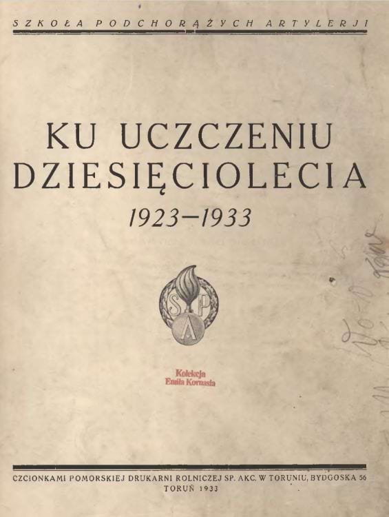 Pamiątkowe wydanie - Ku Uczczeniu Dziesięciolecia Szkoły. 