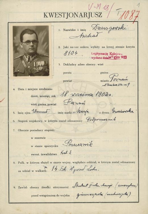 Kwestionariusz Michał Dzierzgowski 