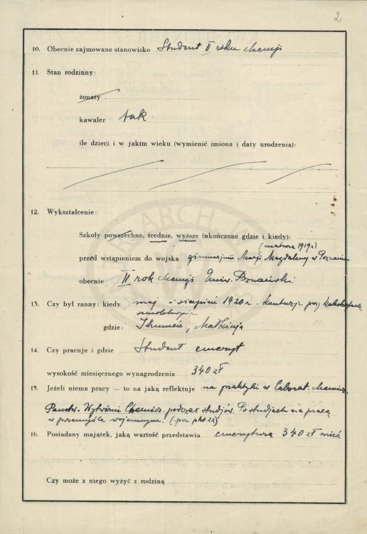 Kwestionariusz Michał Dzierzgowski 