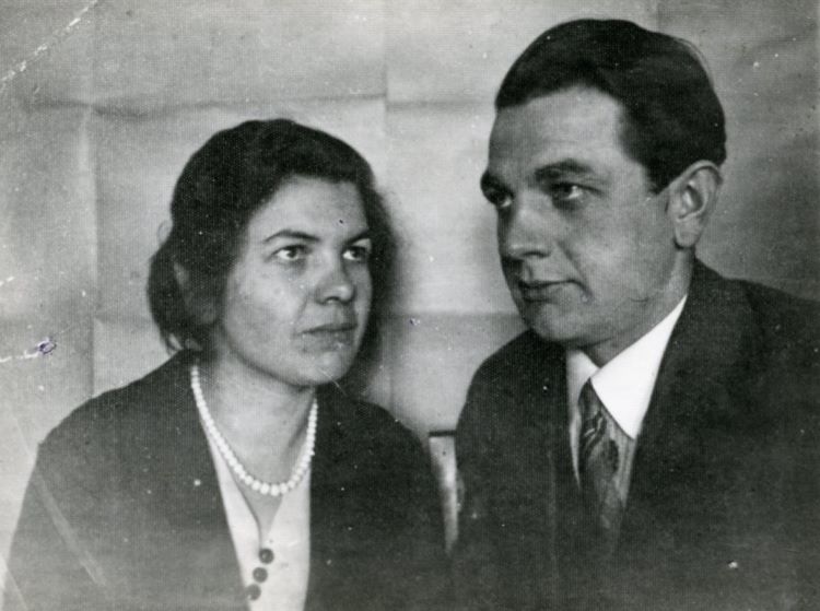 Zdzisław Gerliński z siostrą Gabrielą. Lata 30-te XX wieku. 