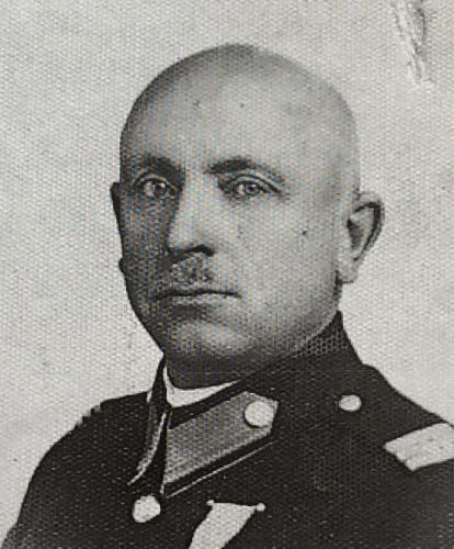 Piotr Górski w mundurze