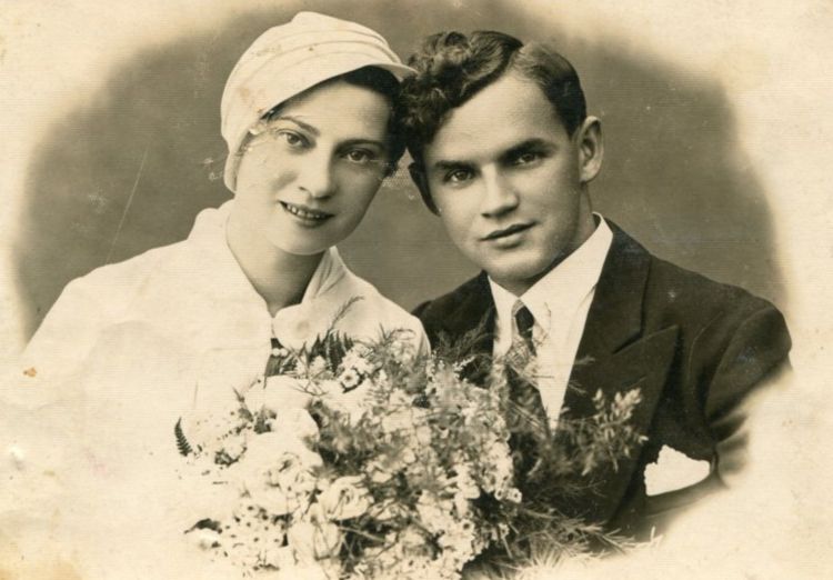 Władysław Aleksander Grodzki z małżonką, 1934 rok.