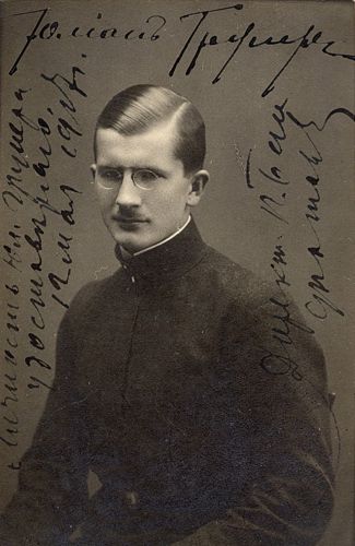 Julian Gruner w trakcie studi&oacute;w w Kazaniu. 