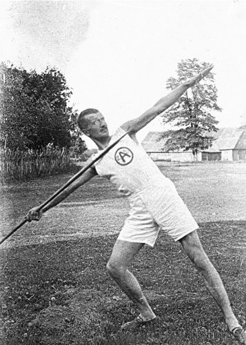 Julian Gruner - zawodnik AZS Warszawa. 