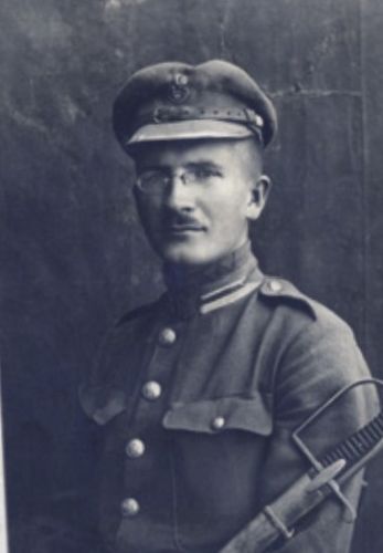 Julian Gruner w mundurze 10 Pułku Ułan&oacute;w.