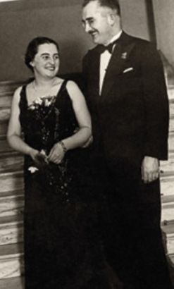 Julian Gruner z żoną Zofią.