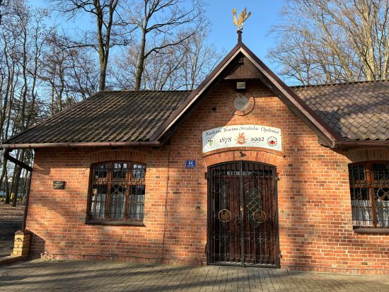 Budynek Bractwa Kurkowego w Opalenicy - mieście Mariana Hoffmana