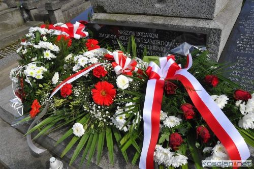 Tablica przy Kościańskim Krzyżu Wschodnim.