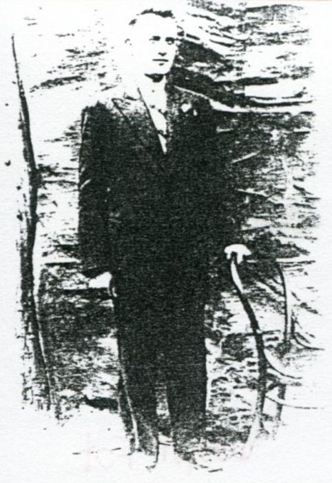 Leon Kaftan w ubraniu cywilnym.