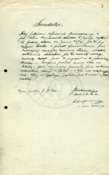 Obrazek posiada pusty atrybut alt; plik o nazwie Kajetanowicz_AntoniMikolaj-VM2.jpg
Opinia do wniosku o odznaczenie orderem Virtuti Militari dla Antoniego Kajetanowicza