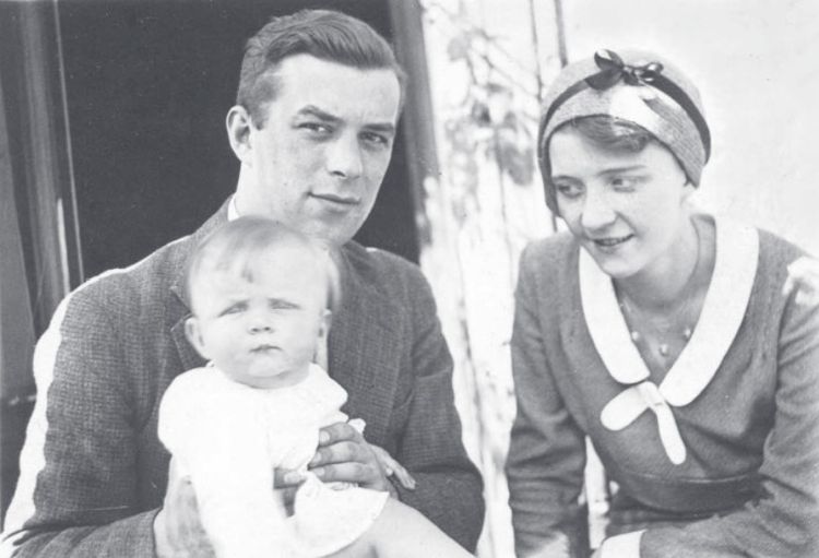 Tadeusz Kalkstein z żoną Olgą i c&oacute;rką Danutą.