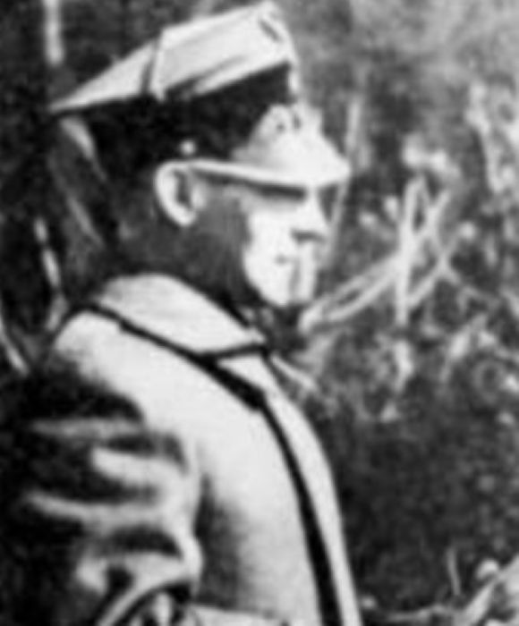 Hugon Jan Katzer w mundurze.