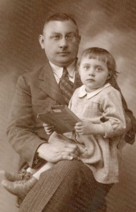 Jerzy Kismanowski z c&oacute;rką Haliną