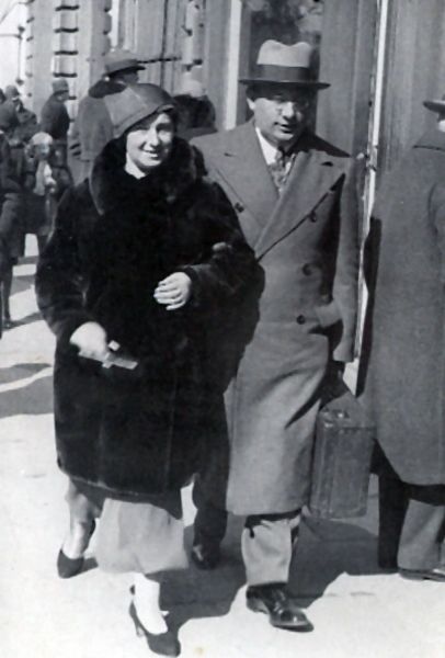 Jerzy Kismanowski z żoną, lata 30-te XX wieku