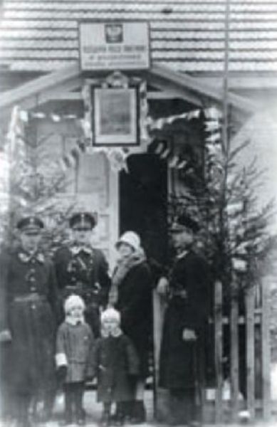 Wincenty Konon z rodziną