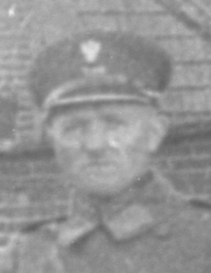 Józef Krzyżaniak w mundurze