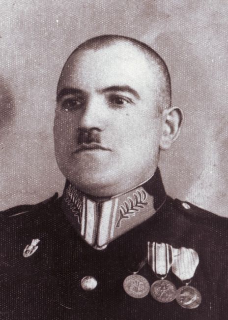Wiktor Krzyżostaniak w mundurze