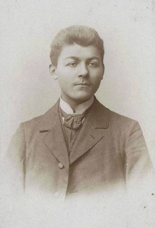 Jan Litka w latach młodzieńczych. 