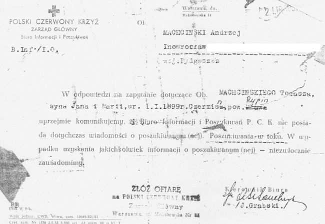 Wniosek do PCK odnośnie Tomasza Machcińskiego