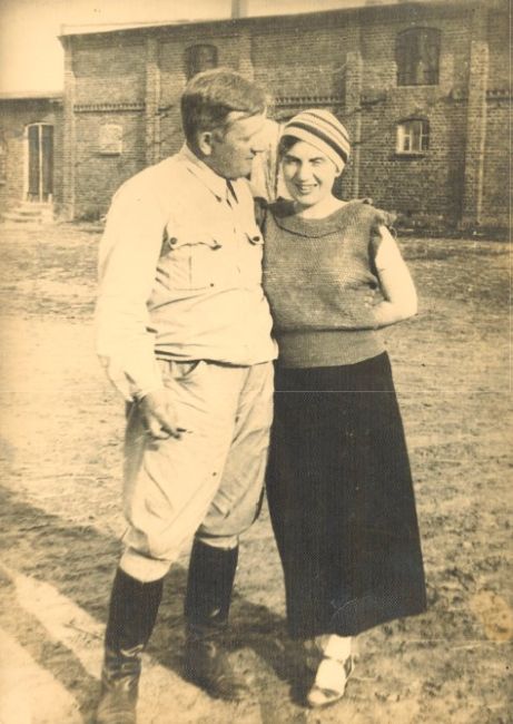 Tomasz Machciński  z żoną Stefanią 