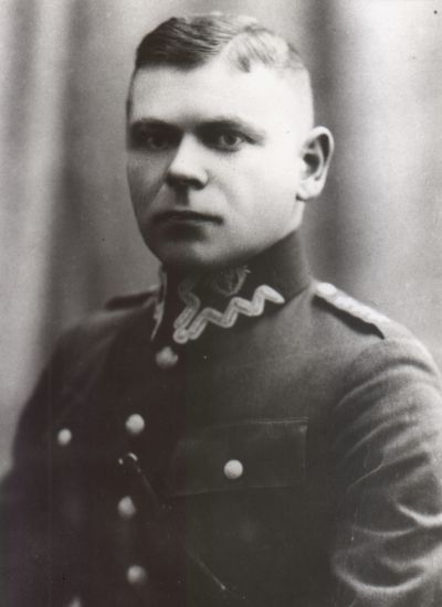 Jan Michał Madziara w mundurze