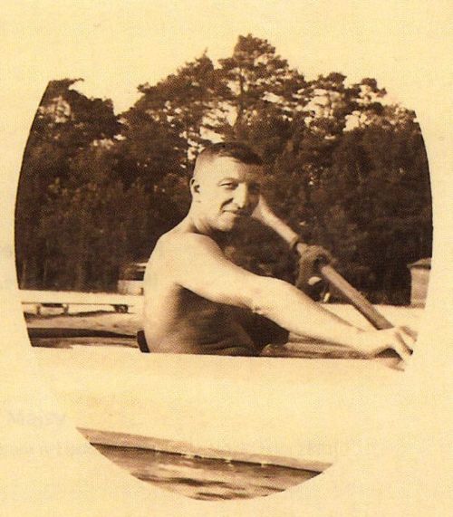 Stanisław Majcherkiewicz na wakacjach 1928 rok