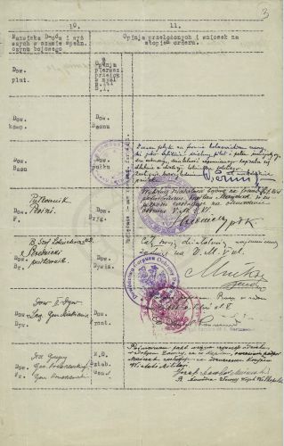 Wniosek o order Virtuti Militari dla J&oacute;zefa Mańczaka.