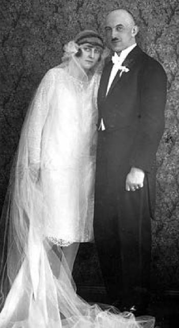 Ślub Antoniego Marcinkowskiego z Zofią Mikołajewską - 20.02.1928rok